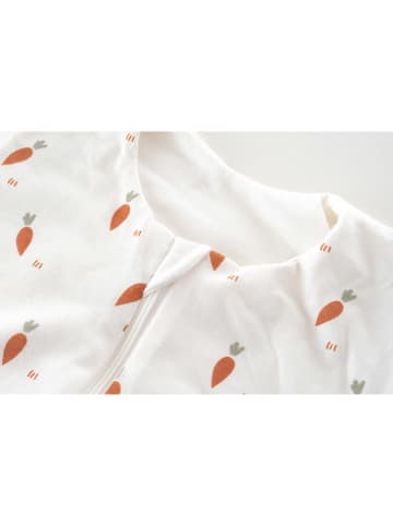 Träumeland Sommerschlafsack "Liebmich" in Orange/ Creme