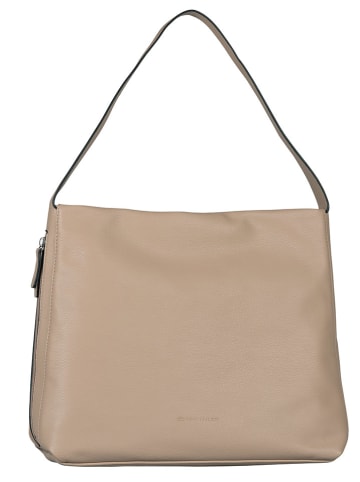 Tom Tailor Schultertasche in Beige - (B)34 x (H)28 x (T)10 cm