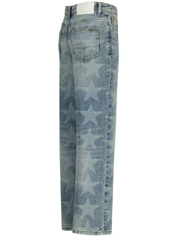 Vingino Spijkerbroek "Cato Laser Star" - regular fit - blauw