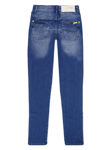 Vingino Spijkerbroek "Bella Split" - regular fit - blauw