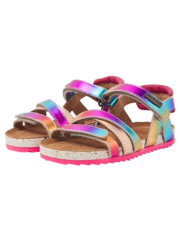 Vingino Leder-Sandalen "Vienna" in Pink/ Bunt