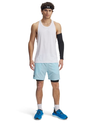 Under Armour Trainingsshort lichtblauw