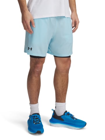 Under Armour Trainingsshort lichtblauw