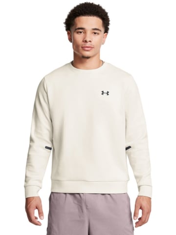 Under Armour Bluza funkcyjna "Unstoppable" w kolorze kremowym
