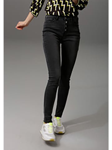 Aniston Jeans - Skinny fit - in Schwarz