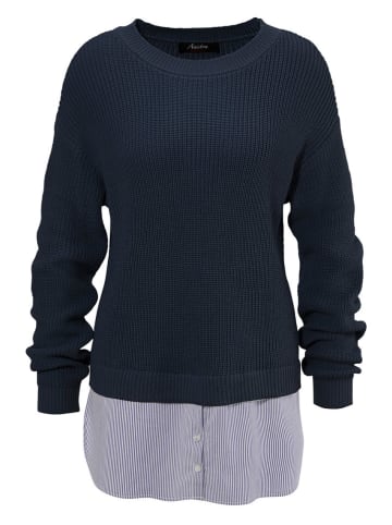 Aniston Sweter w kolorze granatowym