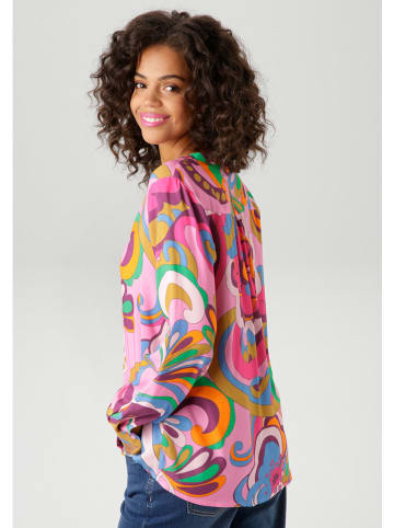 Aniston Bluse in Rosa/ Pink/ Orange