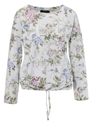 Aniston Longsleeve wit/groen