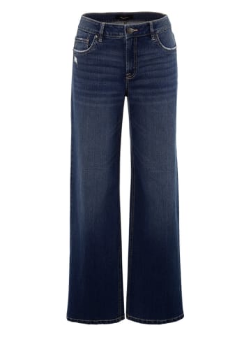 Aniston Spijkerbroek - comfort fit - donkerblauw
