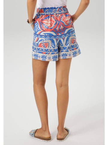 Aniston Shorts in Blau/ Weiß