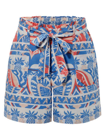 Aniston Short blauw/wit