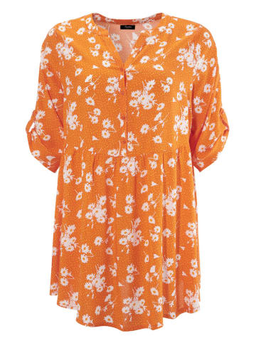 Aniston Jurk oranje/wit