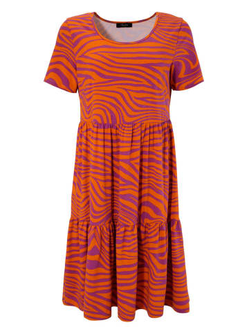 Aniston Jurk paars/oranje