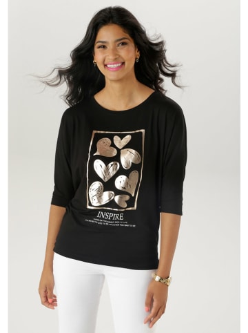 Aniston Longsleeve in Schwarz