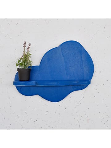 Evila Wandregal in Blau - (B)35 x (H)25 x (T)11 cm