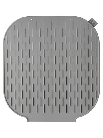 Vigar Silicone afdruipmat "Rengø" grijs - (L)30 x (B)30 cm