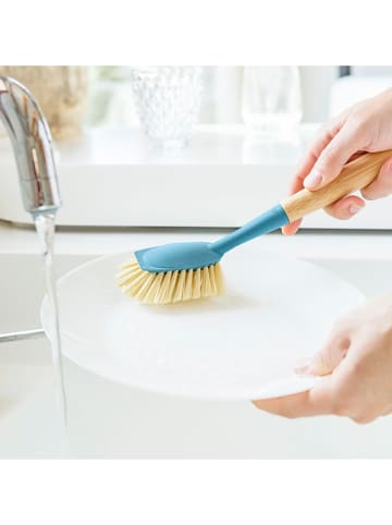 Vigar 3er-Set: Spülbürsten "Zeroline" in Blau/ Grau/ Creme - (H)27 cm