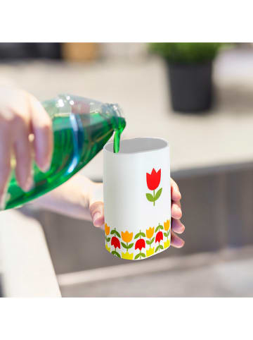 Vigar Seifenspender "Tulip" in Rot/ Weiß - 340 ml