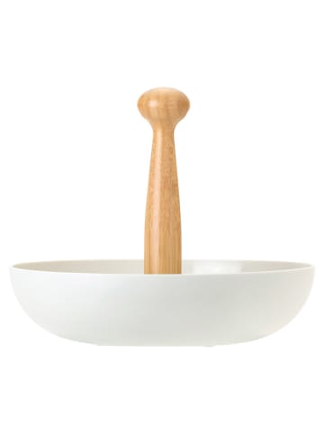 Vigar Obstschale "Taula" in Weiß - (H)21,5 x  Ø 25,5 cm