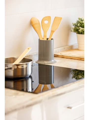 Vigar 5-delige set: kookbestek "Taula" grijs/lichtbruin