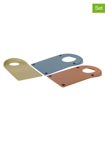 Vigar 3er-Set: Schneidebretter "Homey" in Beige/ Hellbraun/ Blau