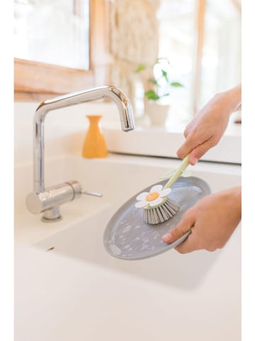 Vigar Szczotka "Florganic" w kolorze zielono-pomarańczowym do zmywania - wys. 26 cm