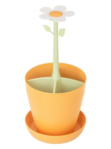 Vigar Ociekacz "Florganic" w kolorze pomarańczowym do sztućców - 26,5 x  Ø 12 cm