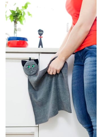 Vigar Theedoek "Felix" grijs - (L)64 cm