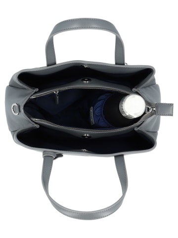 PICARD Leder-Schultertasche "Bali" in Grau - (B)32 x (H)22 x (T)13 cm