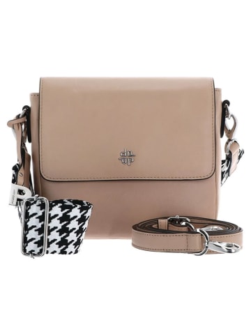 PICARD Leder-Umhängetasche "Lay Back" in Hellbraun - (B)19 x (H)16,5 x (T)5,5 cm