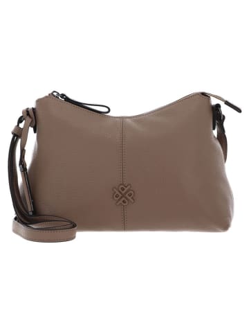 PICARD Leder-Schultertasche "Match" in Braun - (B)27,5 x (H)17 x (T)8 cm