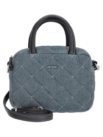 PICARD Henkeltasche "Rockstar" in Blau - (B)19 x (H)14 x (T)8 cm