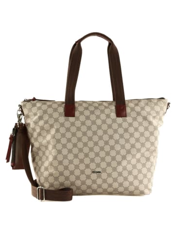 PICARD Shopper "Yeah" in Creme - (B)44,5 x (H)28 x (T)14 cm