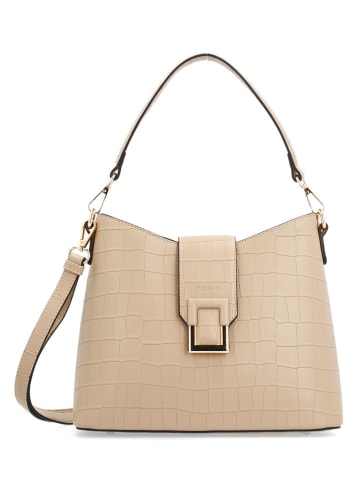 PICARD Schultertasche "Cocco" in Beige - (B)30 x (H)23 x (T)10 cm