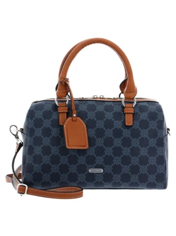 PICARD Henkeltasche "Euphoria" in Dunkelblau/ Camel - (B)29 x (H)17 x (T)14 cm