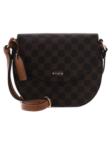 PICARD Umhängetasche "Euphoria" in Schwarz/ Camel - (B)25 x (H)22 x (T)7 cm