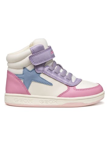 Geox Sneakersy "Maltin" w kolorze jasnoróżowo-kremowym