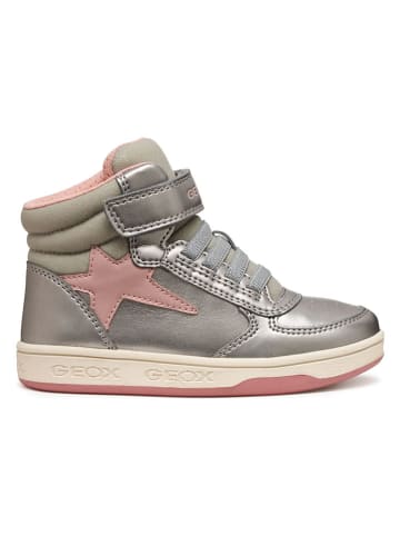 Geox Sneakers "Maltin" in Silber in Silber