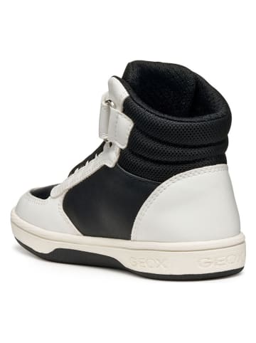 Geox Sneakers "Maltin" in Weiß/ Schwarz in Weiß/ Schwarz