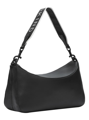 LIEBESKIND BERLIN Leder-Schultertasche in Schwarz - (B)32 x (H)17,5 x (T)12 cm