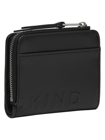 LIEBESKIND BERLIN Leder-Geldbörse "Toni" in Schwarz - (B)11 x (H)9,5 x (T)2 cm