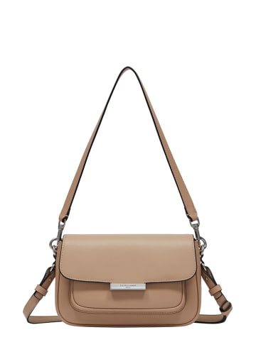 Liebeskind Berlin Leder-Schultertasche in Beige - (B)22 x (H)14 x (T)6 cm