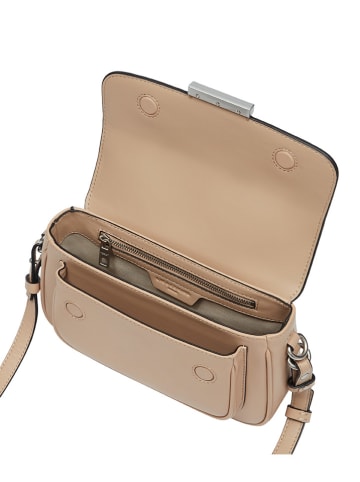 Liebeskind Berlin Leder-Schultertasche in Beige - (B)22 x (H)14 x (T)6 cm