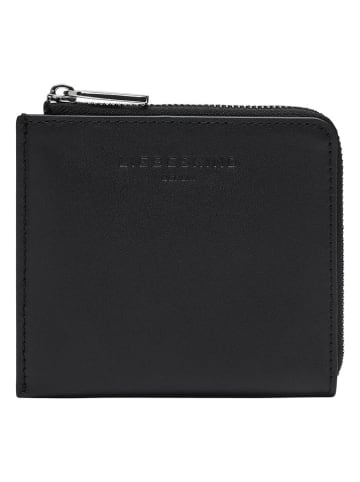 Liebeskind Berlin Leder-Geldbörse "Nino" in Schwarz - (B)11 x (H)10 x (T)1 cm