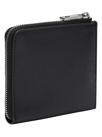 Liebeskind Berlin Leder-Geldbörse "Nino" in Schwarz - (B)11 x (H)10 x (T)1 cm