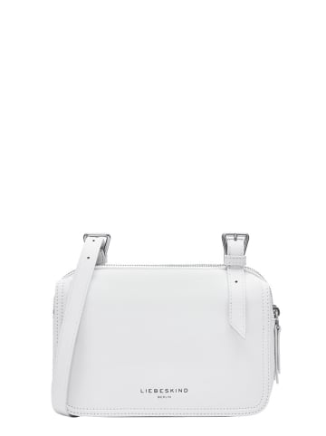 LIEBESKIND BERLIN Leder-Umhängetasche "Mareike" in Weiß - (B)23 x (H)15 x (T)6 cm