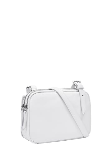 LIEBESKIND BERLIN Leder-Umhängetasche "Mareike" in Weiß - (B)23 x (H)15 x (T)6 cm