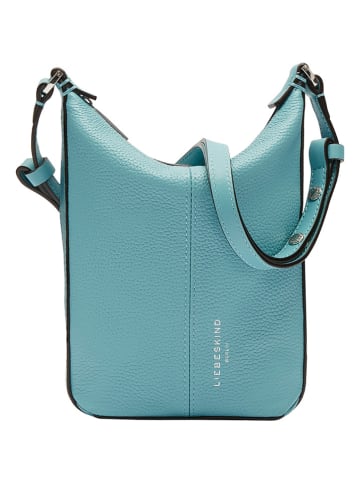 Liebeskind Berlin Leder-Schultertasche in Hellblau - (B)18 x (H)27 x (T)9 cm
