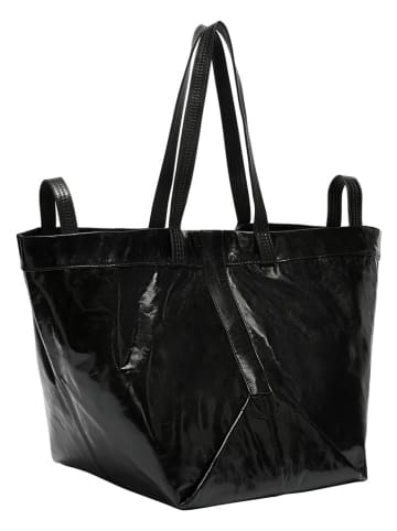 LIEBESKIND BERLIN Skórzany shopper bag w kolorze czarnym - 47 x 34 x 18 cm