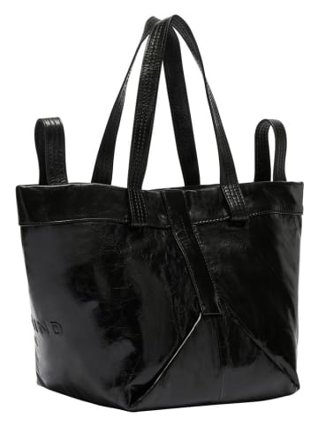 LIEBESKIND BERLIN Leder-Shopper in Schwarz - (B)47 x (H)34 x (T)18 cm